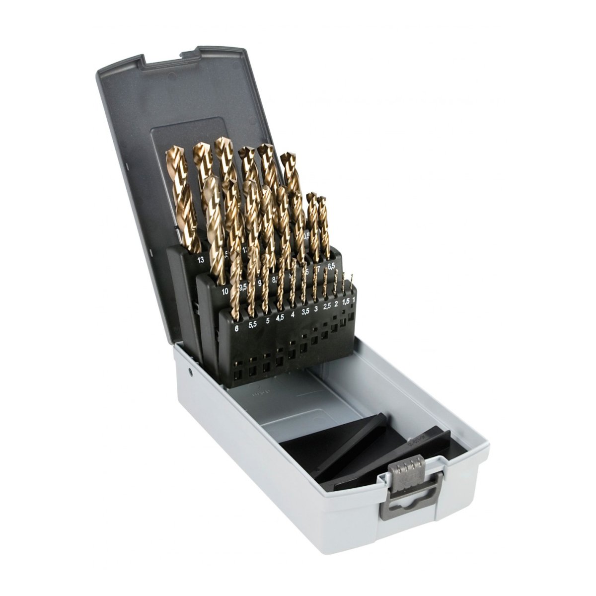 JGO. BROCA CILINDRICA 1/16" - 1/2" (29 PZS) HSS CO SOMTA